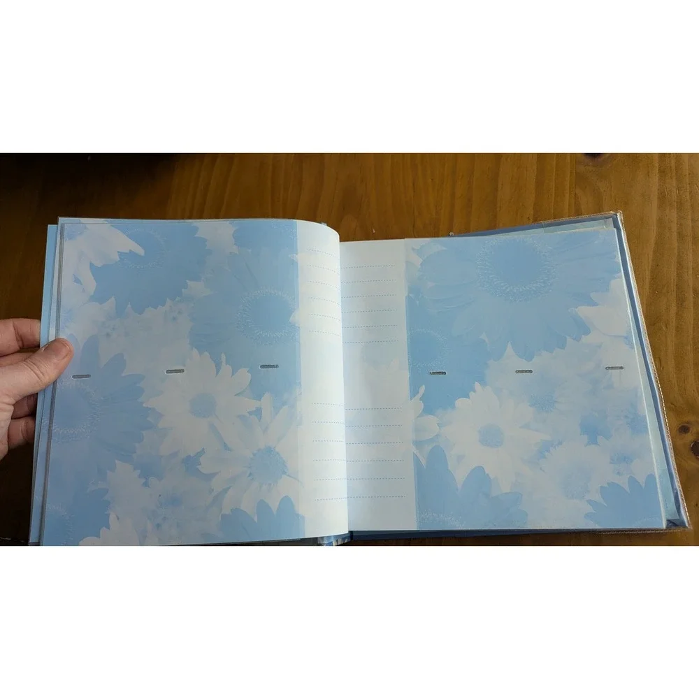 Rare Vintage Disney Winnie the Pooh Friends‎ Blue Photo Album